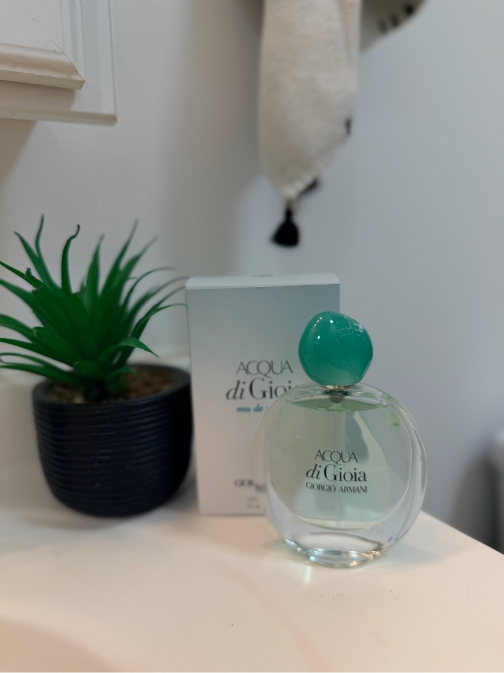 Fragrance Bottle on Vanity